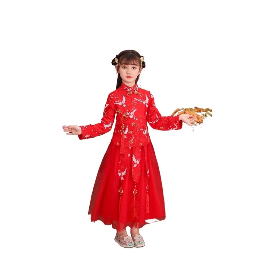 Ethnic Wear For Kids Fashion Show - Kinderkleding Meisjesjurk Kindersets Hanfu Cosplay Party