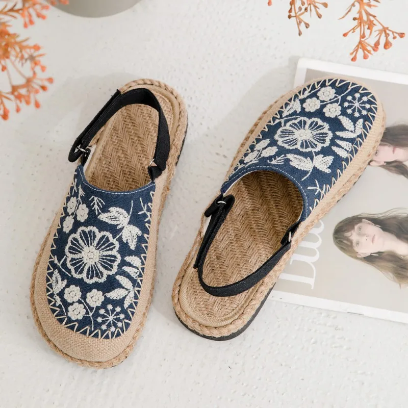 Ethnic Chic Fashion - China-Chic Mode Dames Blotevoeten Schoenen Monochrome