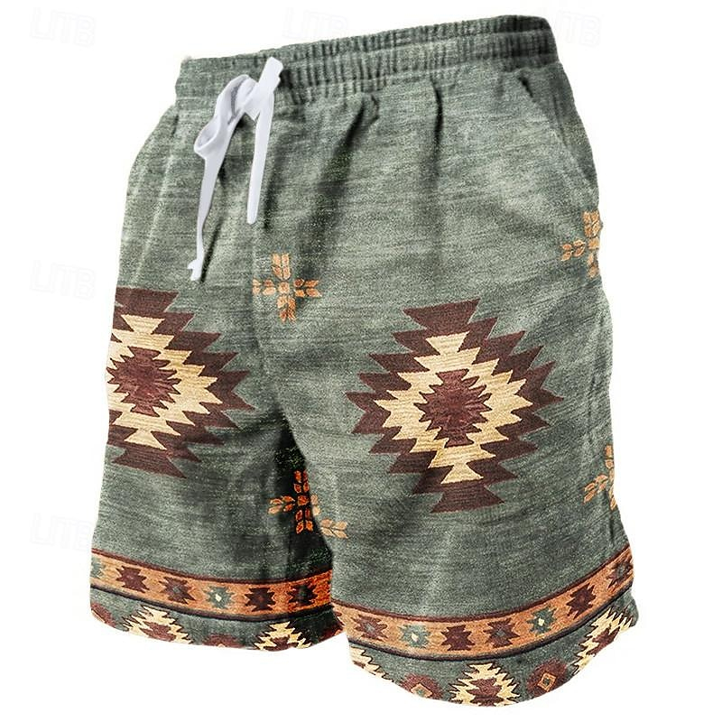 Ethnic Indian Fashion - Retro Indiase etnische stijl strandshorts voor