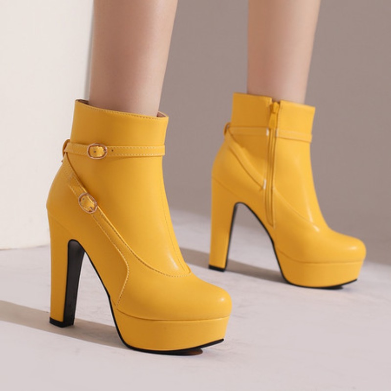 Ethnic Fashion In - Mode Platform Laarzen Vrouwen Sexy Klinknagels
