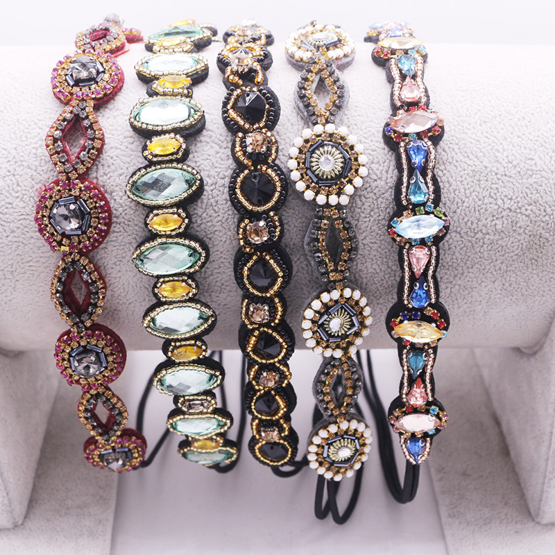 Ethnic Fashion Girls - Etnische Glazen Kralen Handgemaakte Hoofdband Parel