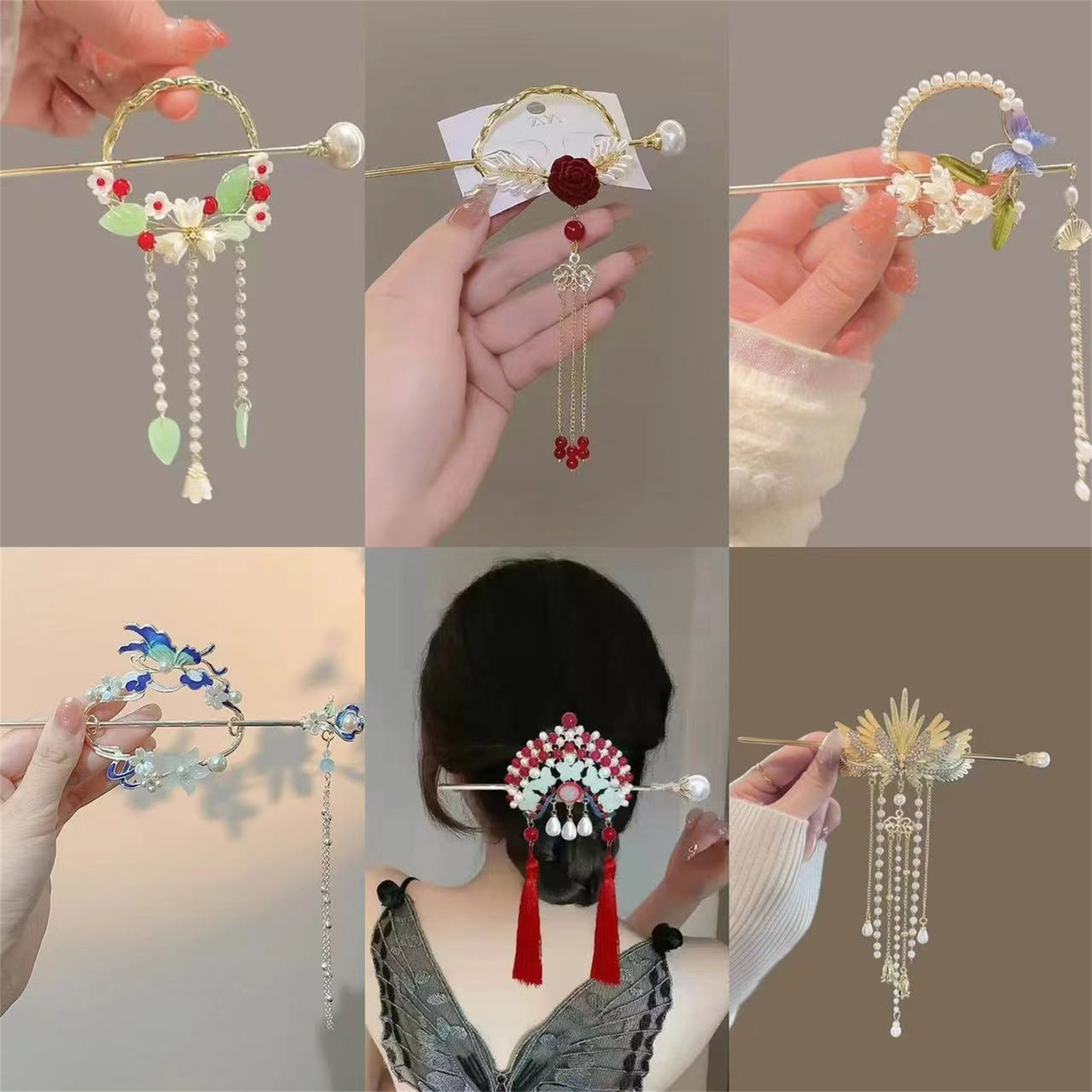 Ethnic Fashion Girls - Etnische stijl haarspeld voor vrouwen Prachtige