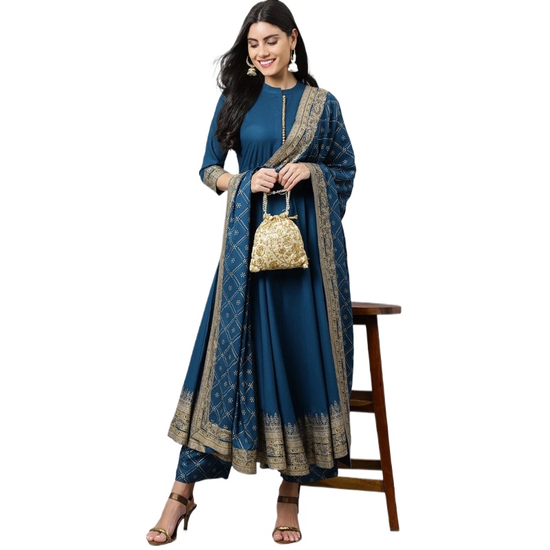 Salwar Kameez Set - Indiase etnische kleding dames Kurta set