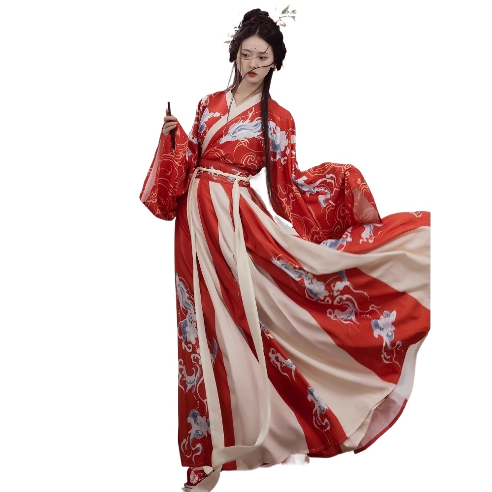 Ethnic Fashion Show - Traditionele Chinese Kleding Hanfu Vrouwen Fee