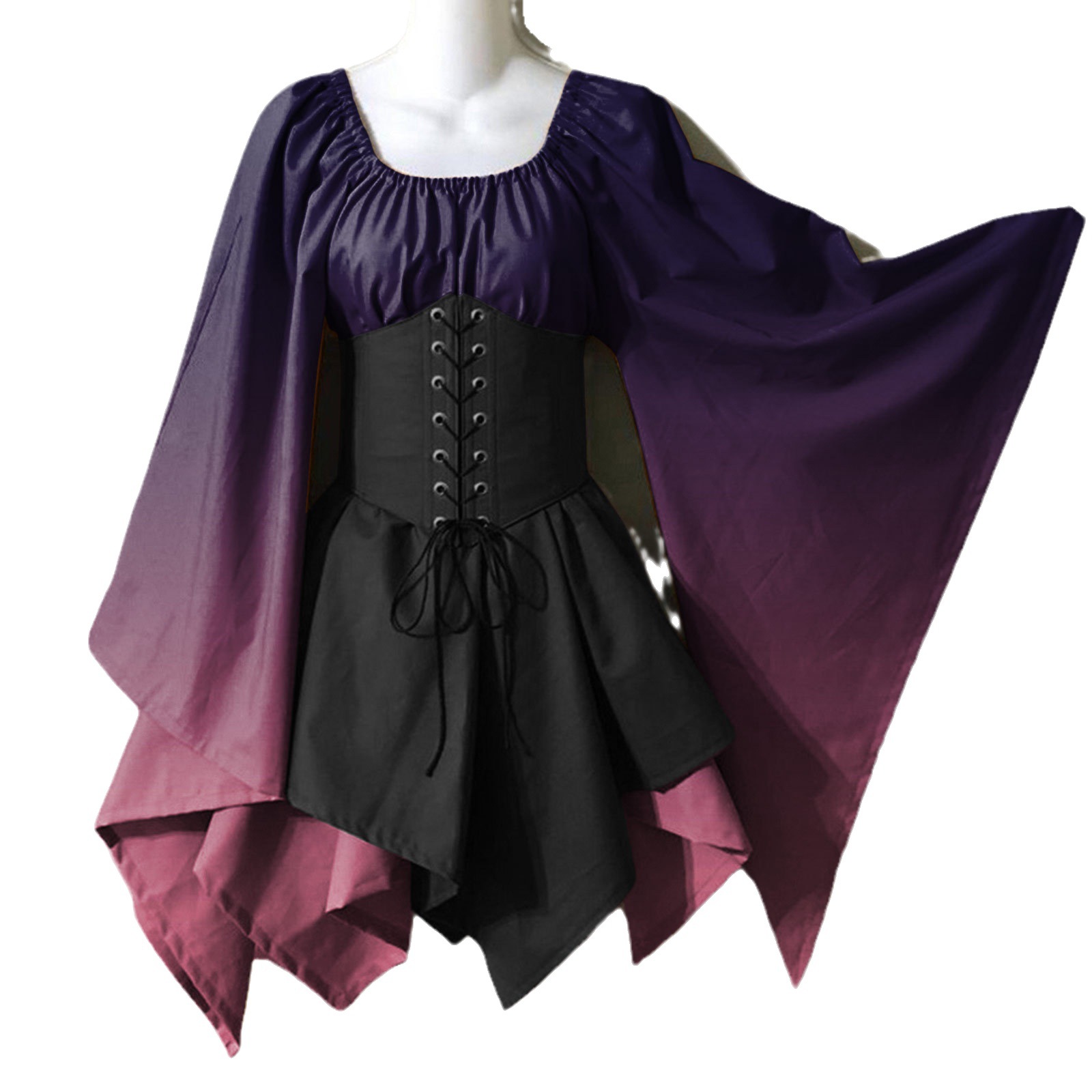 New Ethnic Fashion - Nieuw Halloween-optreden kostuum Renaissance gotische jurk