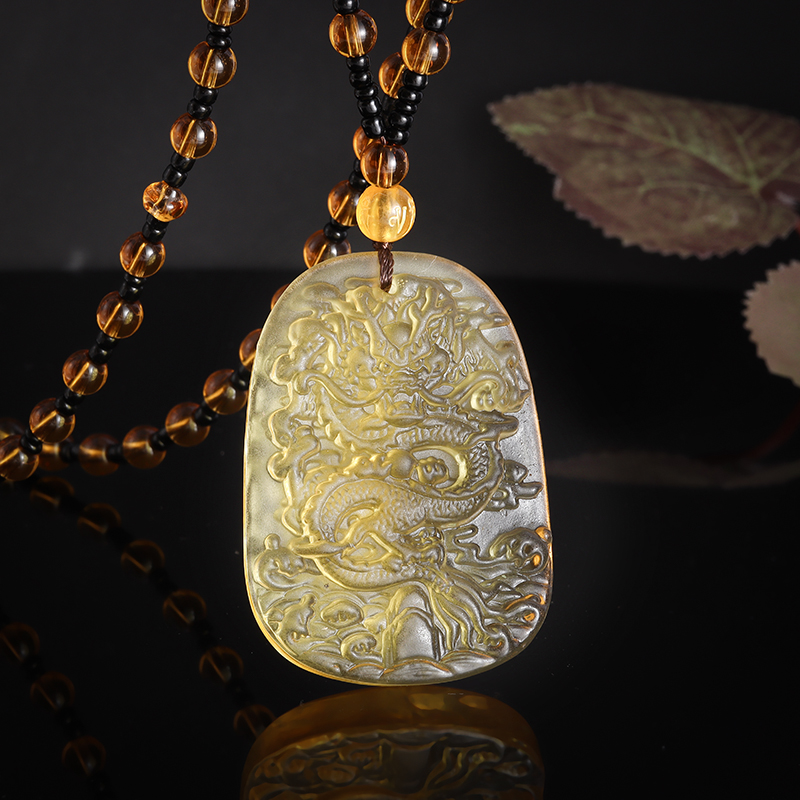 Women'S Ethnic Fashion Brands - Chinese Etnische Dragon Merk Ketting Kralen