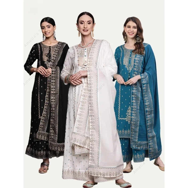Salwar Kameez Set - Indiase damesp Punjabi pak 3-delige set