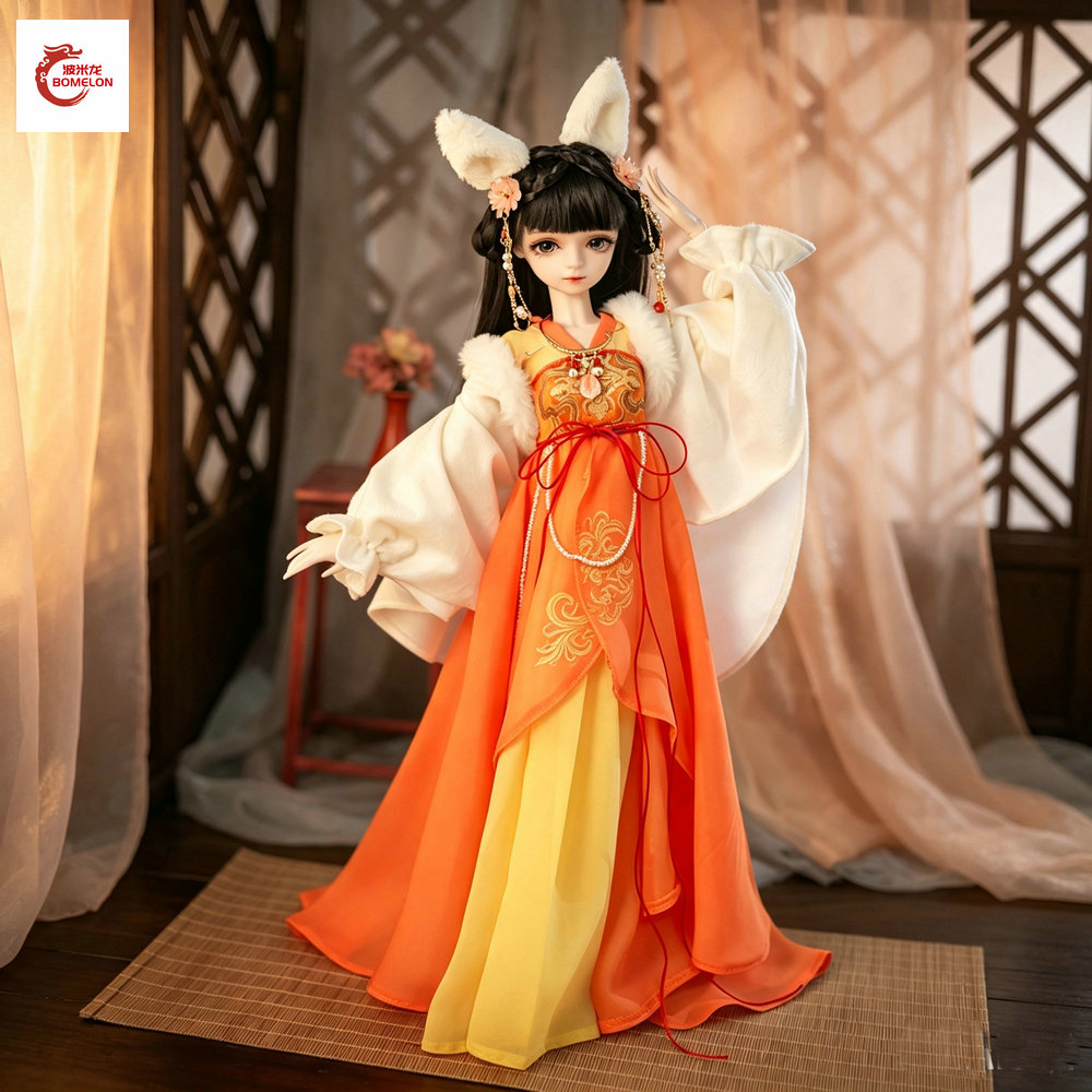 Ethnic Fashion Model - Handgemaakte 1/3 BJD poppen complete set