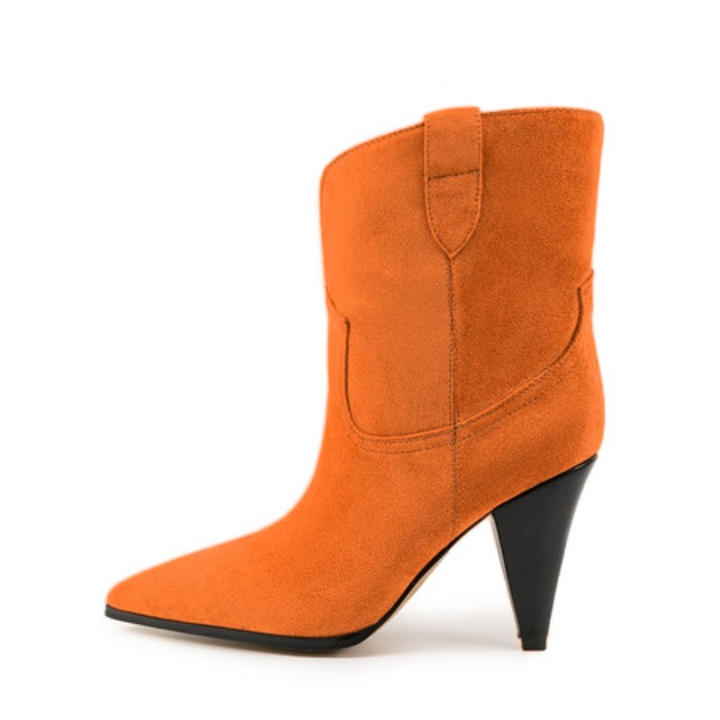 Ethnic Fashion In - Bicolor Spike Hakken Trek Mode Laarzen