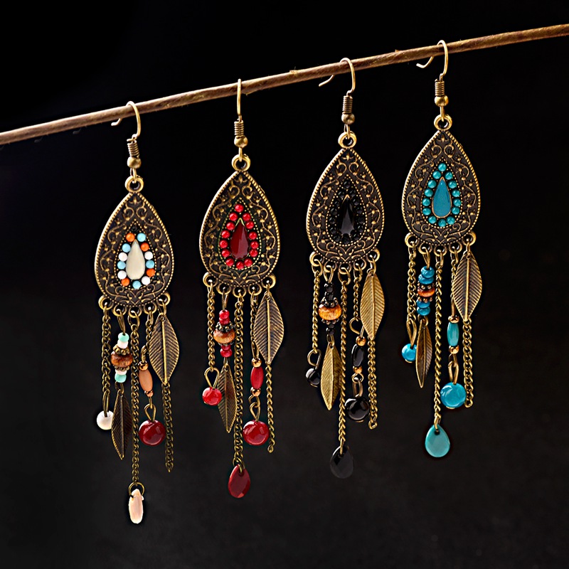 Ethnic Indian Fashion - Tophanqi Womens Bohemen Etnische Bronzen Waterdruppel