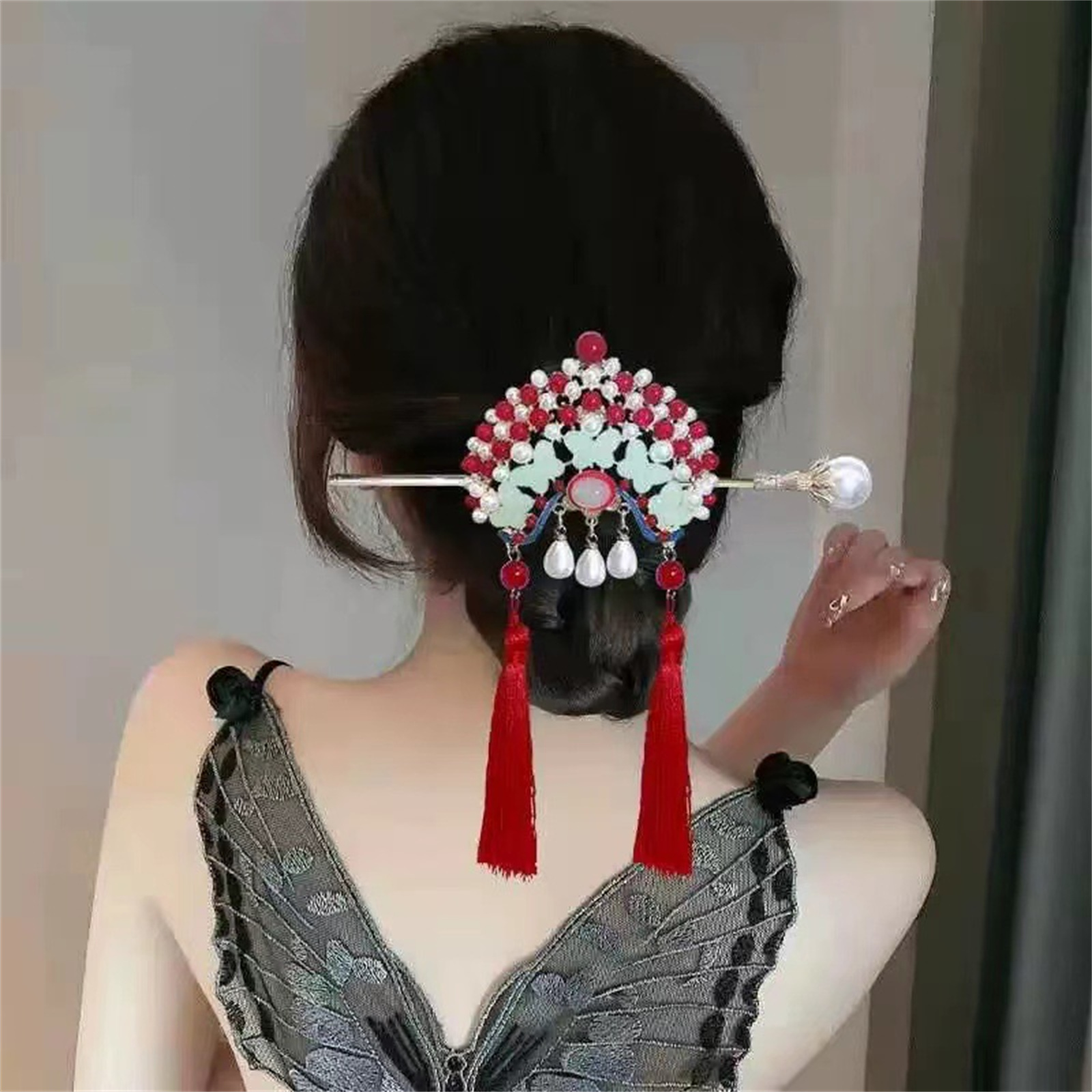 Etnische stijl haarspeld voor  - Ethnic Fashion Girls recensie en prijs