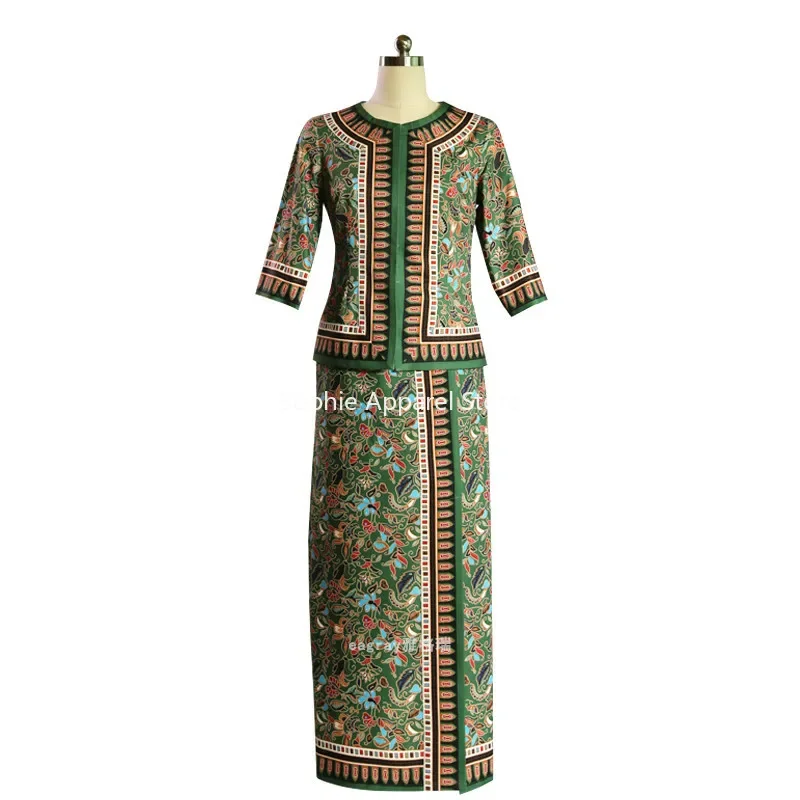 Zuidoost-Azië Stewardess Unifo - Batik Sarong Wrap recensie en prijs
