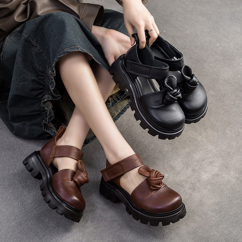 5 cm etnische knoop platform w - Ethnic Fashion In recensie en prijs