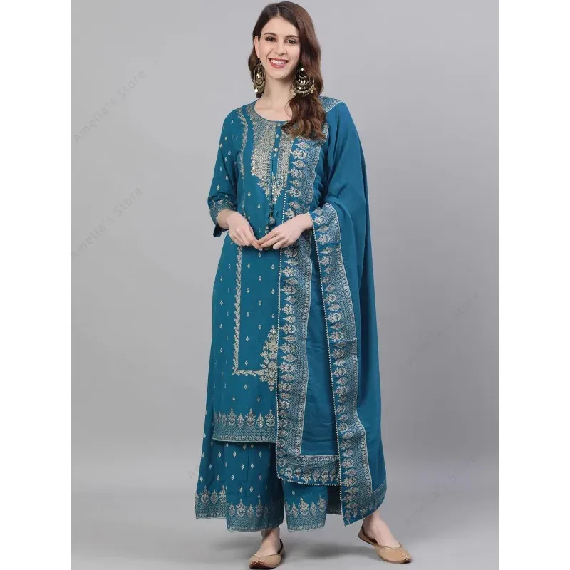 Indiase damesp Punjabi pak 3-d - Salwar Kameez Set recensie en prijs