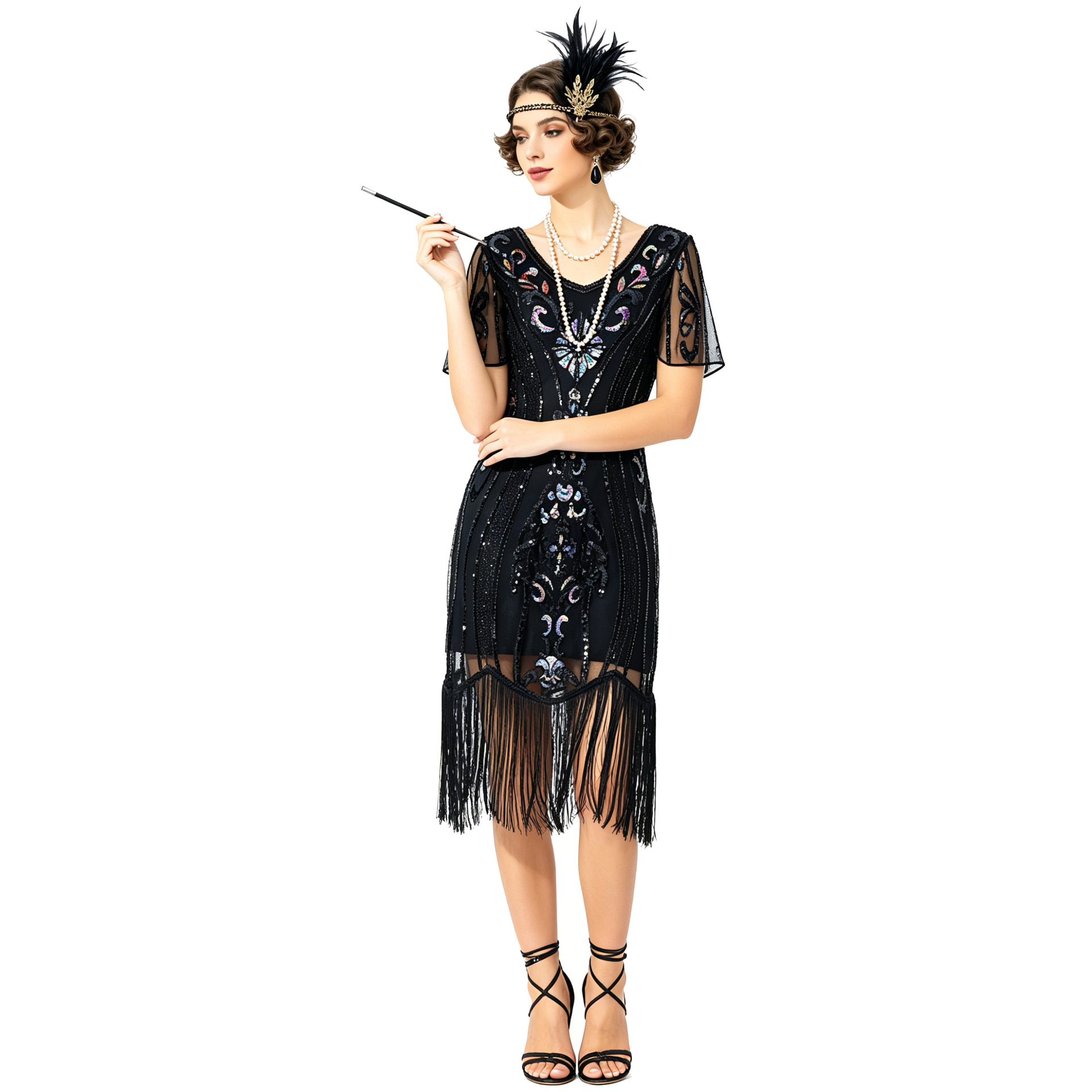 Nieuwe vintage paillettenjurk  - New Ethnic Fashion recensie en prijs
