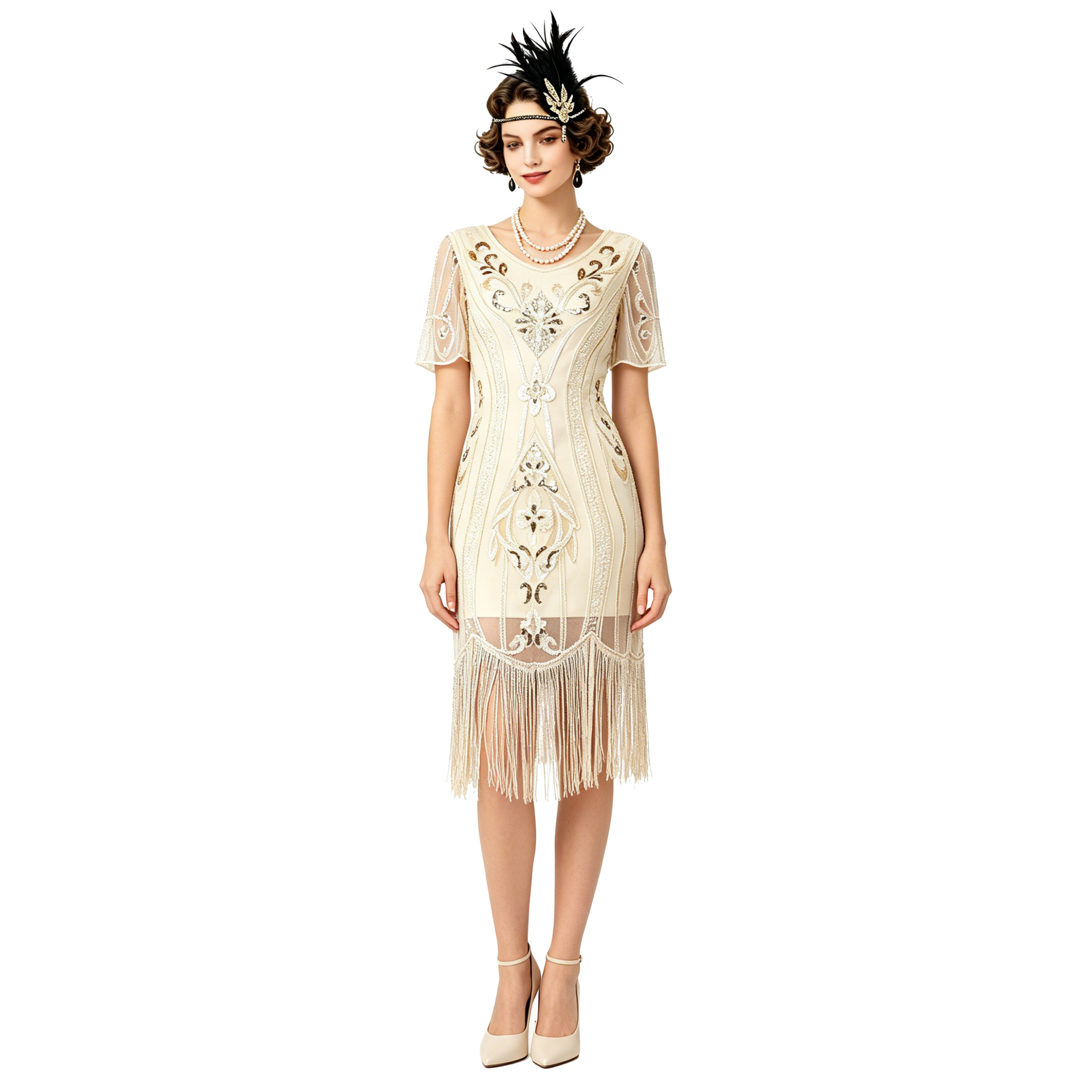 Nieuwe vintage paillettenjurk  - New Ethnic Fashion recensie en prijs