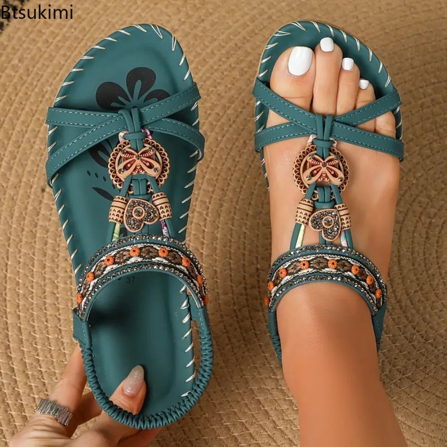 Vrouwen Boheemse sandalen Outd - Ethnic Fashion In recensie en prijs