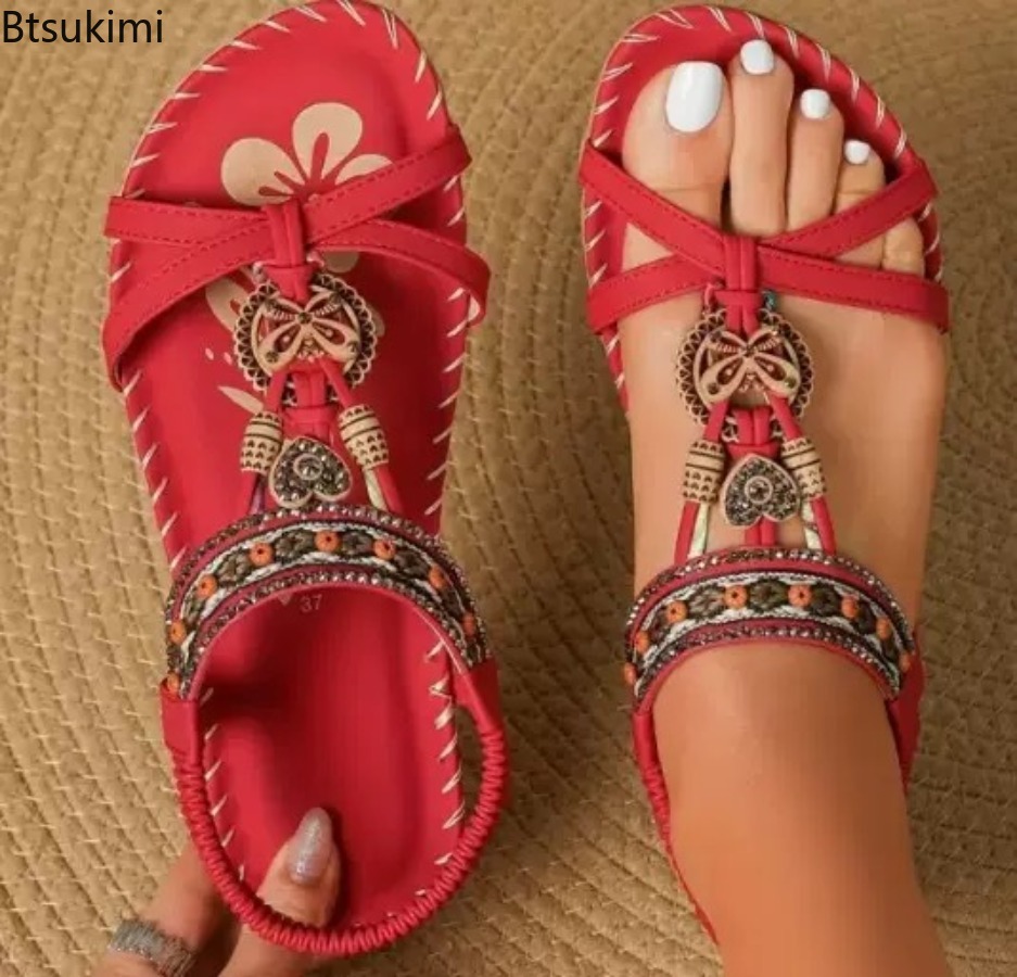 Vrouwen Boheemse sandalen Outd - Ethnic Fashion In recensie en prijs