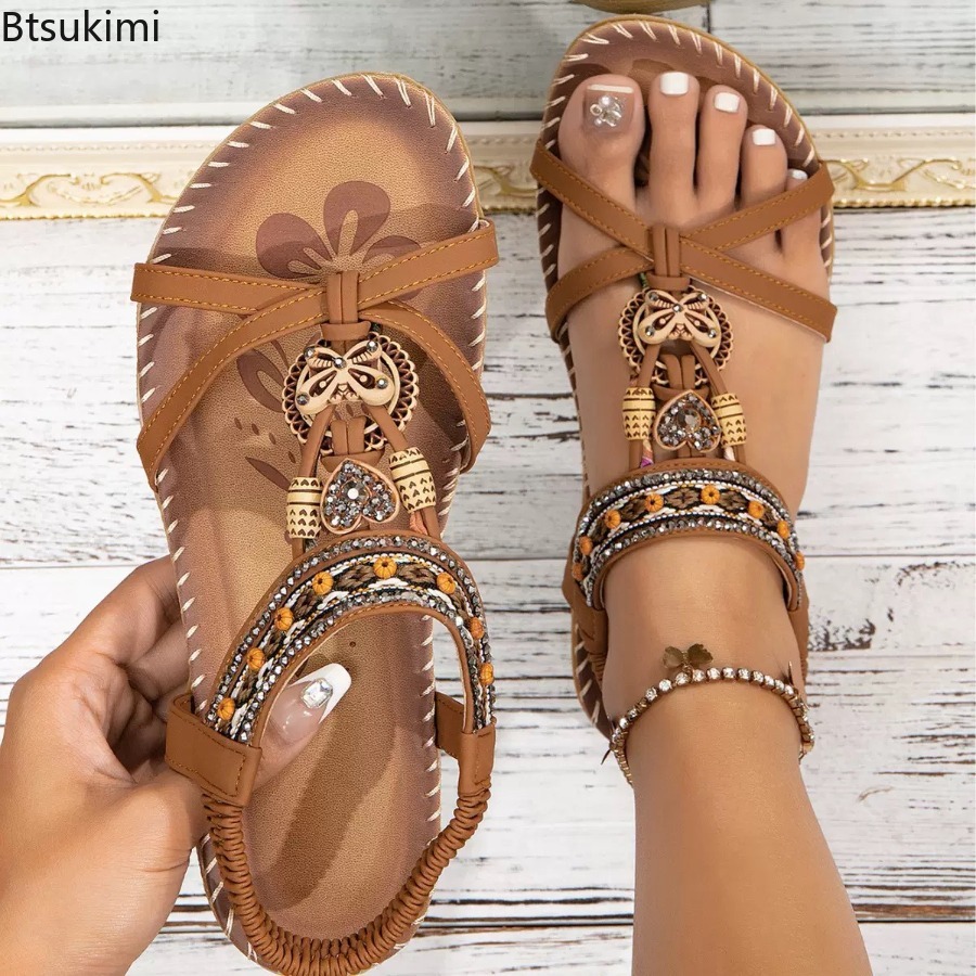 Vrouwen Boheemse sandalen Outd - Ethnic Fashion In recensie en prijs