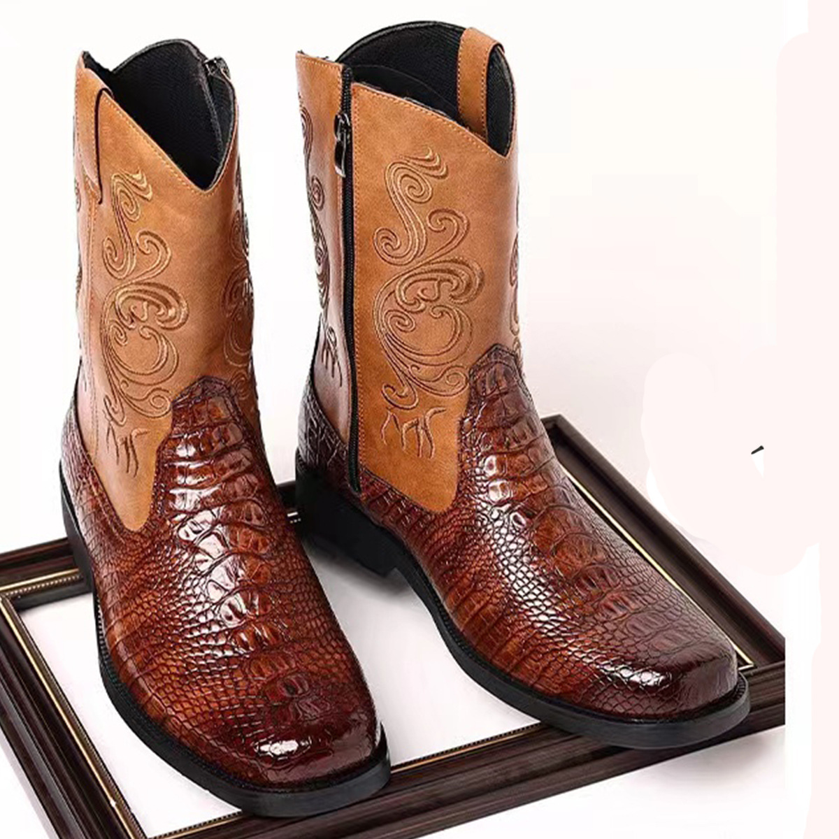 Modieuze reliëf casual westers - Ethnic Fashion In recensie en prijs